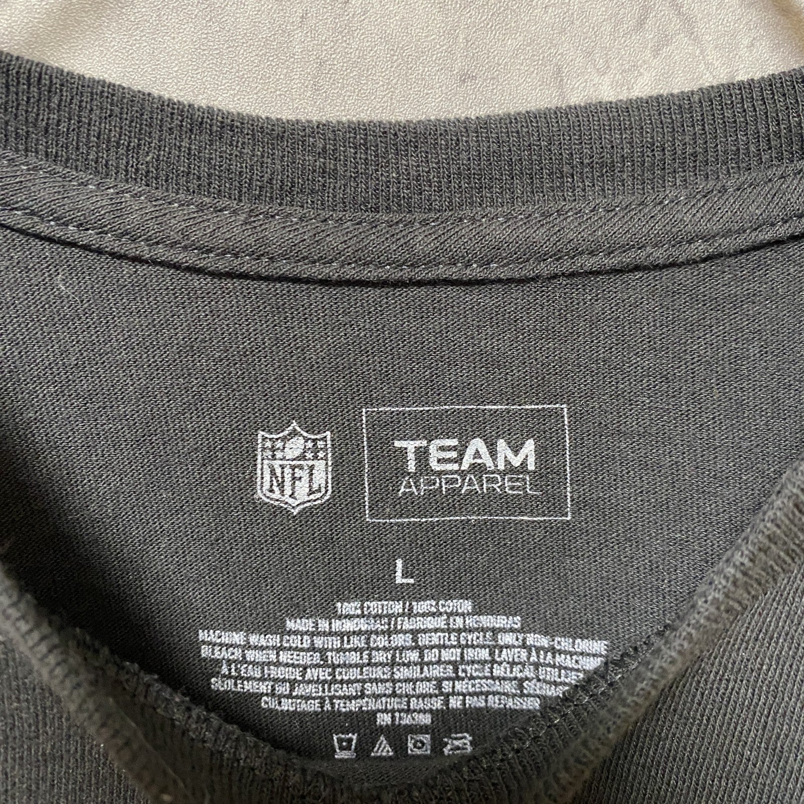古着 used　NFL　SUPER BOWL　アメフト　ロサンゼルスラムズ　半袖プリントTシャツ　スポーツ　黒　ブラック　Lサイズ