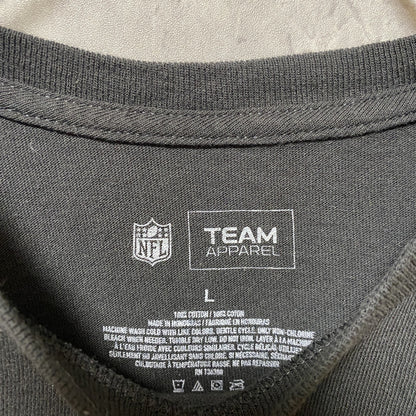 古着 used　NFL　SUPER BOWL　アメフト　ロサンゼルスラムズ　半袖プリントTシャツ　スポーツ　黒　ブラック　Lサイズ