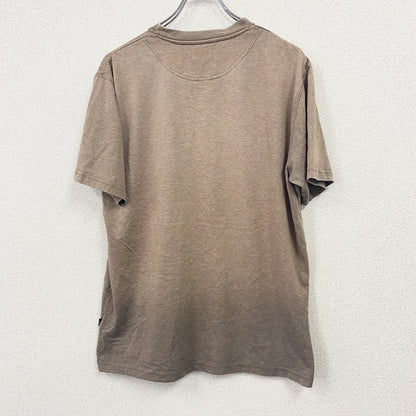 CHEVY AUTHENTIC　シボレー　半袖プリントTシャツ　リンガーT　企業T　茶色　ブラウン