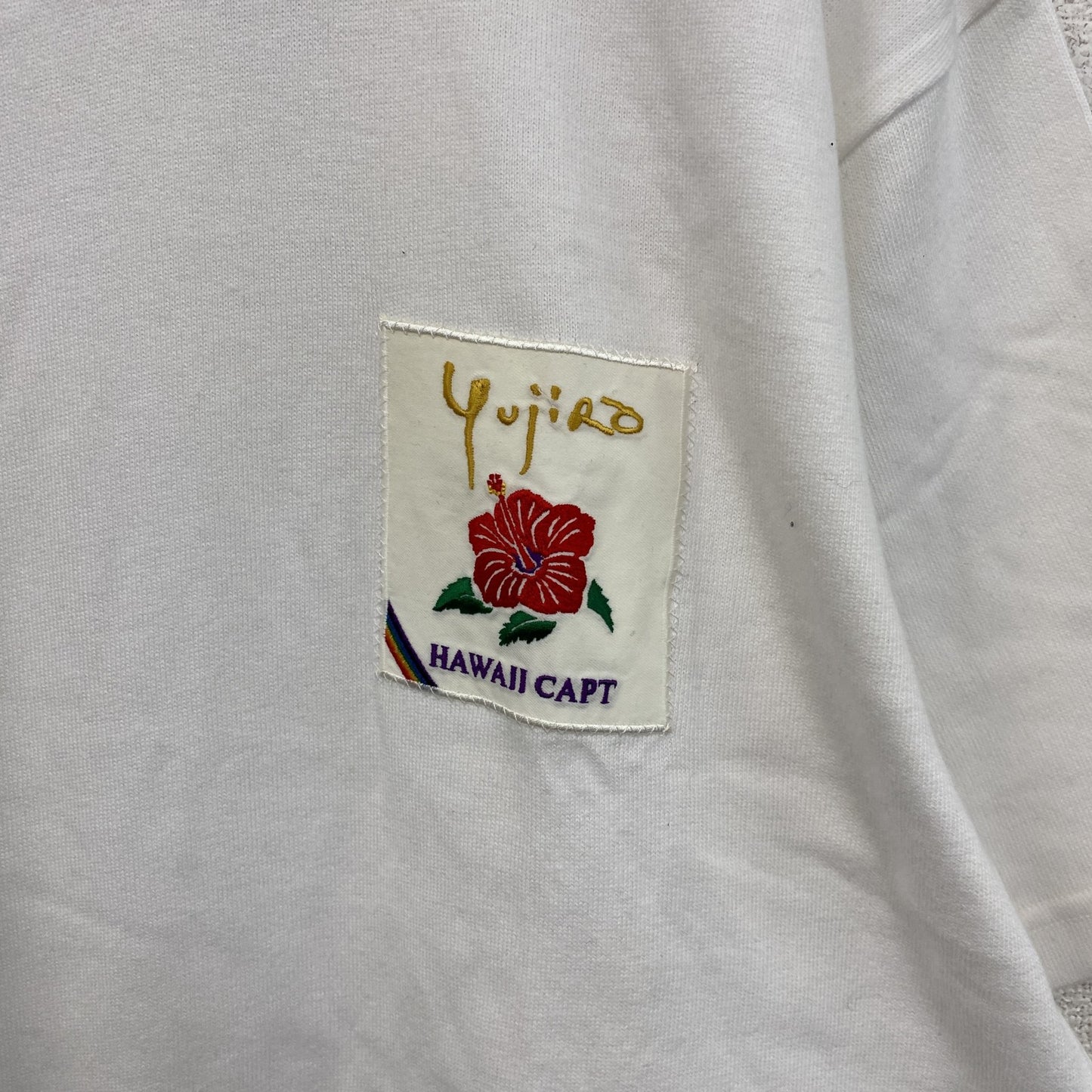 ～90s　石原裕次郎　半袖Tシャツ　ヴィンテージ　デッドストック　白　ホワイト　Lサイズ　