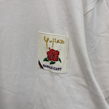 ～90s　石原裕次郎　半袖Tシャツ　ヴィンテージ　デッドストック　白　ホワイト　Lサイズ　