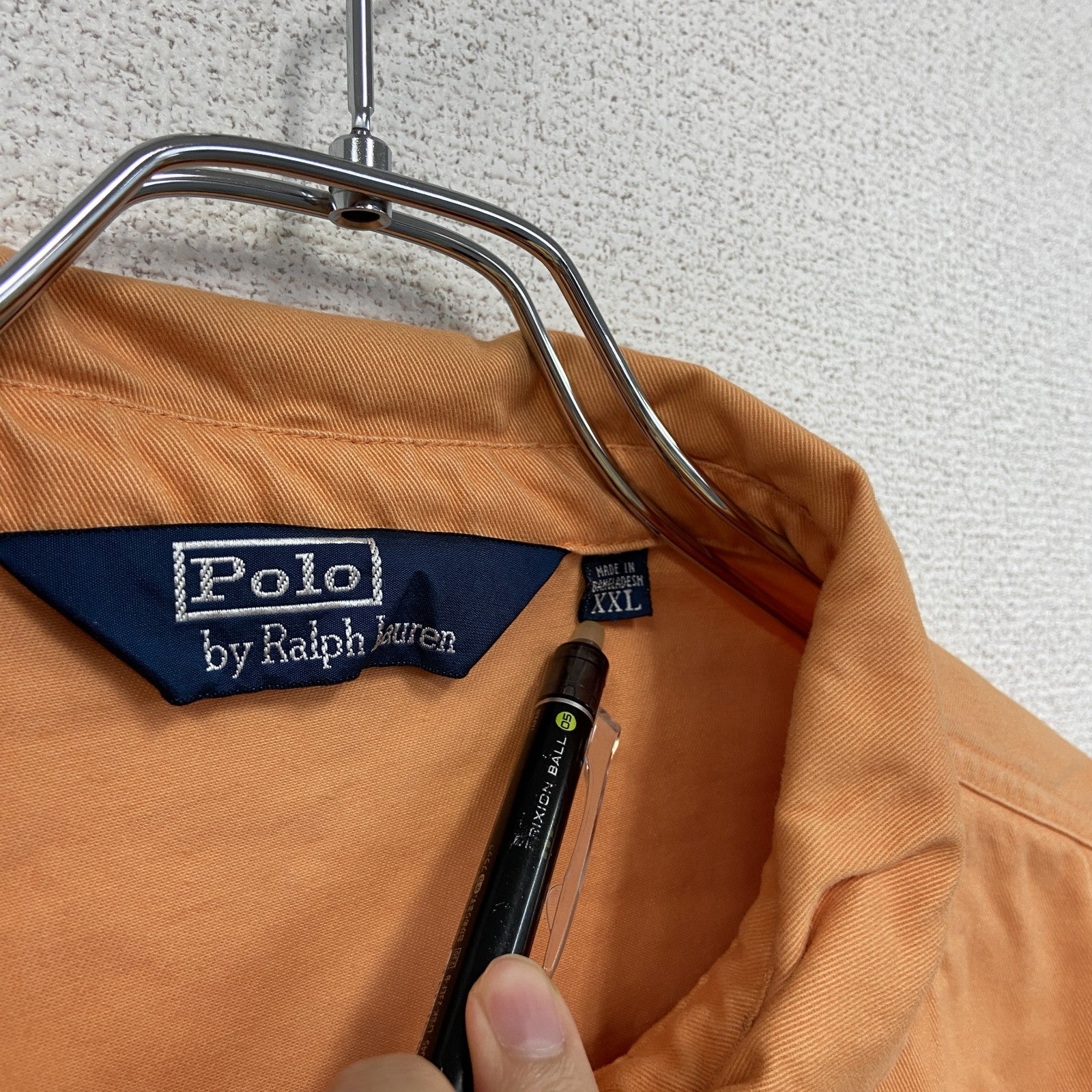 90s　Polo by Ralph Laure　ポロラルフローレン　ブルゾン/スイングトップ　オレンジ　XXLサイズ
