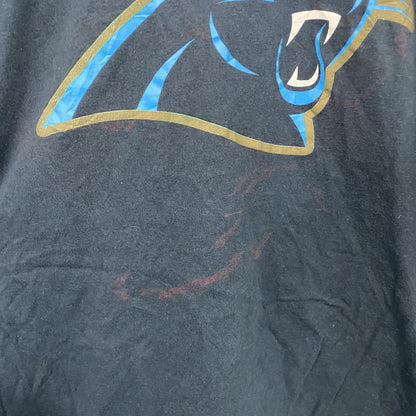 NIKE　ナイキ　PANTHERS　パンサーズ　半袖プリントTシャツ　スウッシュ　黒　ブラック　XLサイズ