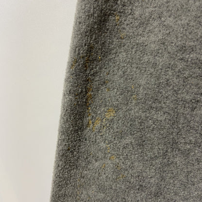 古着 used　STARTER　スターター　長袖ハイネックフリースジャケット　フルジップアウター　ロゴ刺繍　グレー　XXLサイズ