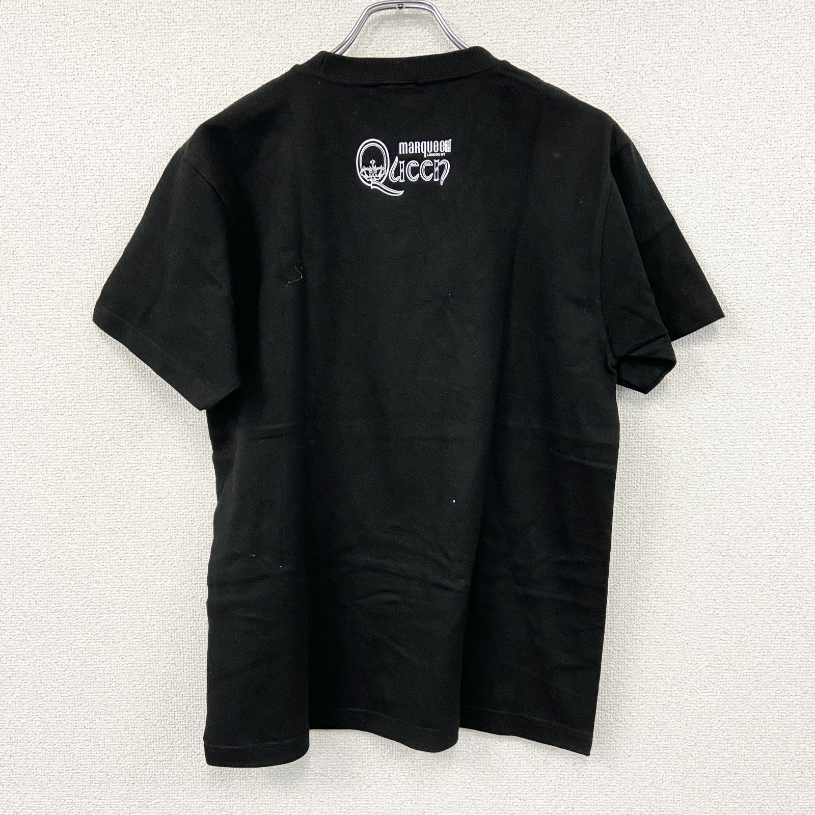QUEEN　クイーン　半袖プリントバンドTシャツ　Marquee Club　クルーネック　黒　ブラック　Mサイズ