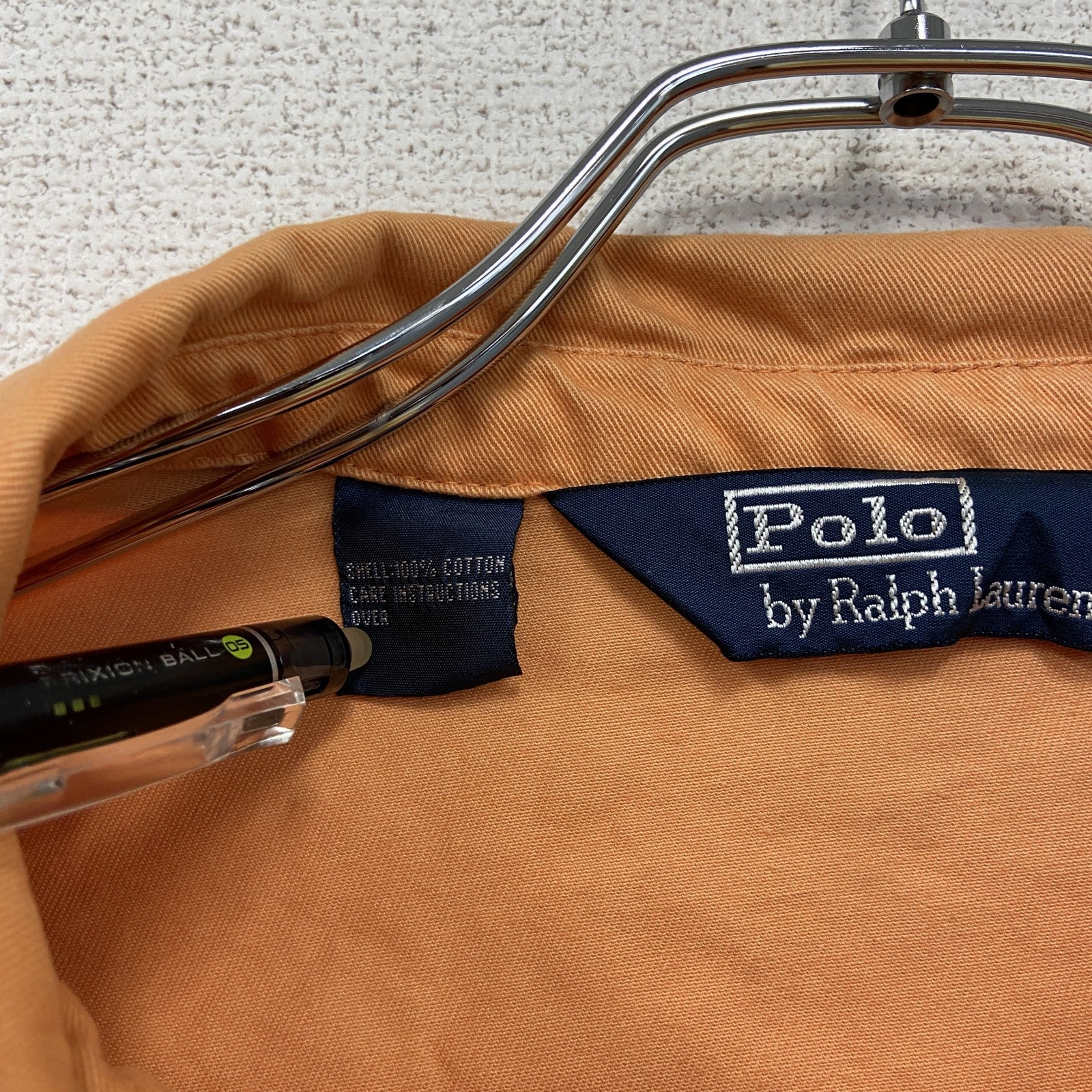 90s　Polo by Ralph Laure　ポロラルフローレン　ブルゾン/スイングトップ　オレンジ　XXLサイズ