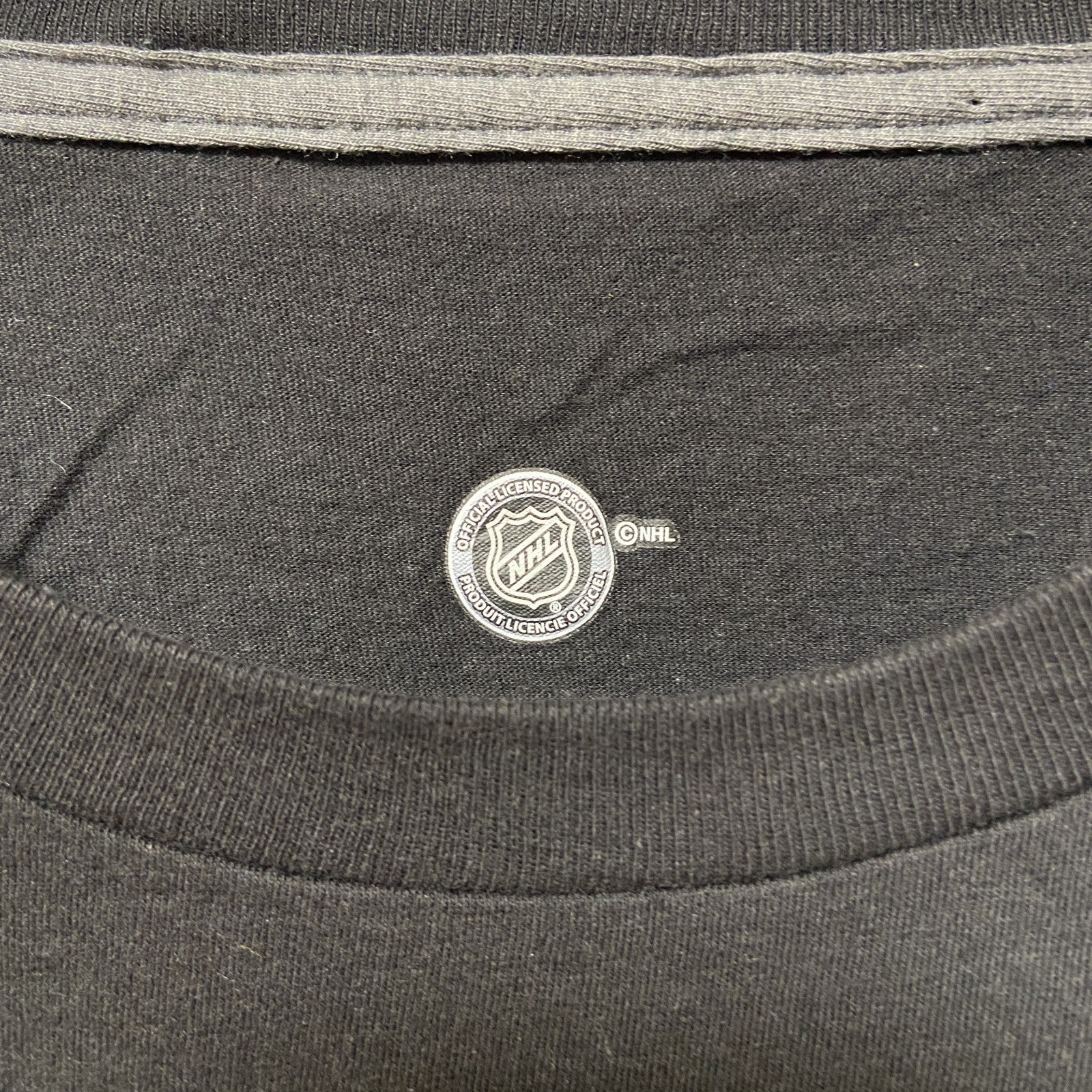 古着 used　NHL　アイスホッケー　ピッツバーグペンギンズ　半袖プリントTシャツ　黒　ブラック　スポーツ　XLサイズ