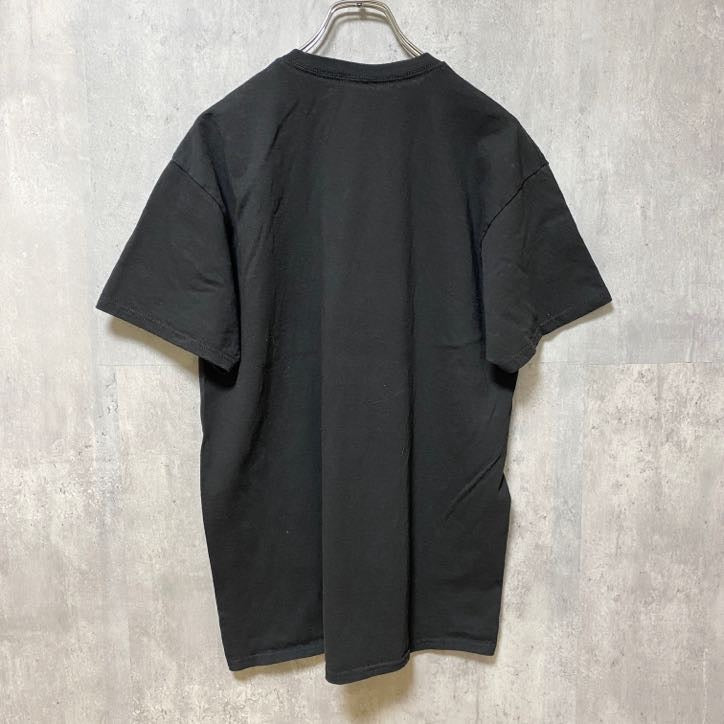 古着 used　NFL　SUPER BOWL　アメフト　ロサンゼルスラムズ　半袖プリントTシャツ　スポーツ　黒　ブラック　Lサイズ