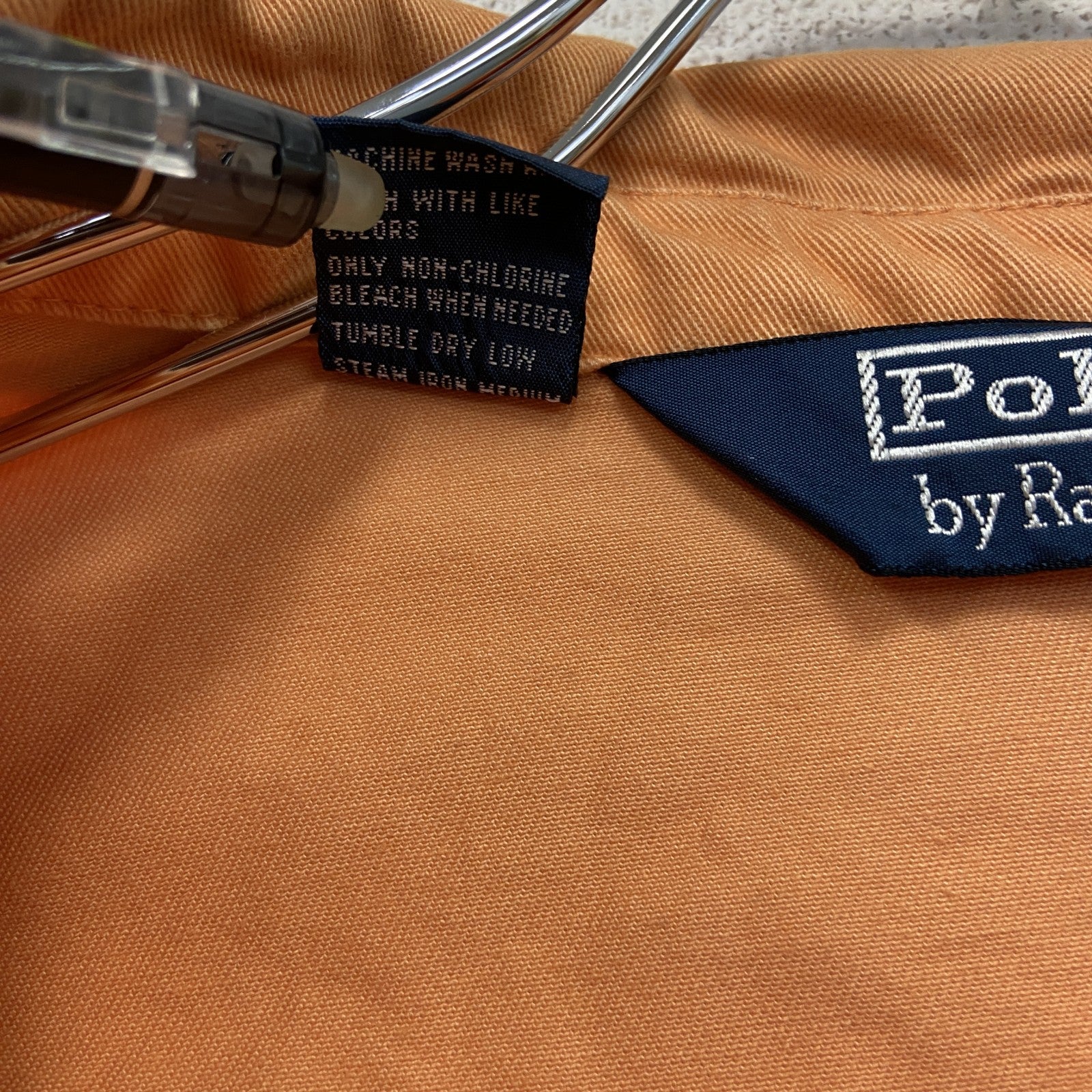 90s　Polo by Ralph Laure　ポロラルフローレン　ブルゾン/スイングトップ　オレンジ　XXLサイズ