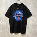 古着 used　MLB メジャーリーグ　WORLD SERIRS 2011　半袖プリントTシャツ　バックプリント　黒　XLサイズ