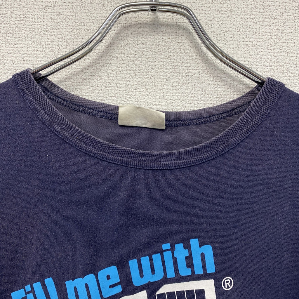 PEZ　ペッツ　半袖プリントTシャツ　紺　ネイビー　Lサイズ