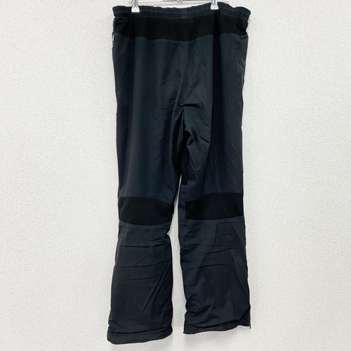 00s　NIKE　ナイキ　トラックパンツ　ナイロンパンツ　スウッシュ　ヴィンテージ　黒　ブラック　Lサイズ