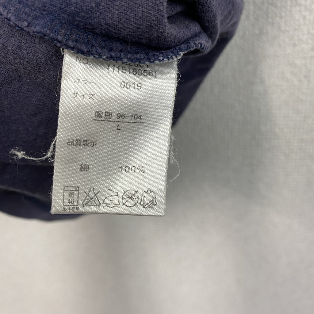 PEZ　ペッツ　半袖プリントTシャツ　紺　ネイビー　Lサイズ