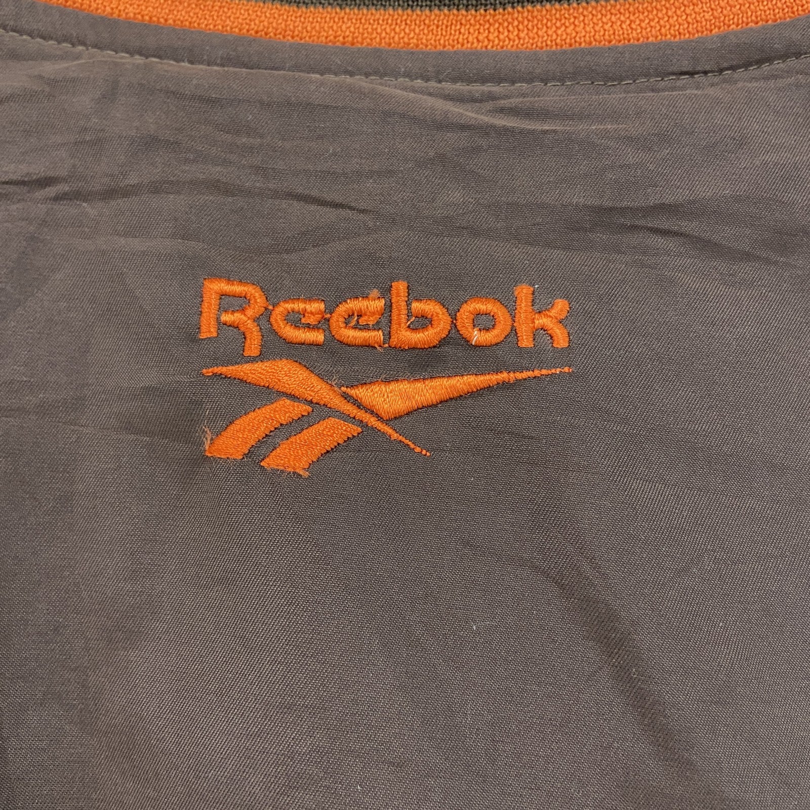 90s　Reebok　リーボック　NFL　PRO LINE　プルオーバージャケット　ヴィンテージ　茶　Lサイズ