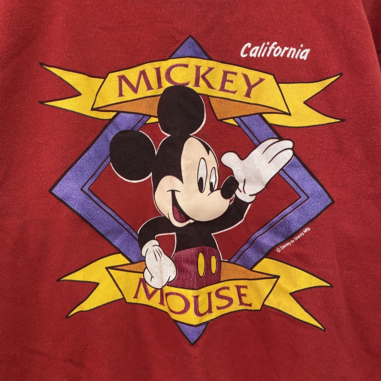 90s TULTEX タルテックス Disney ディズニー MICKEY MOUSE ミッキー