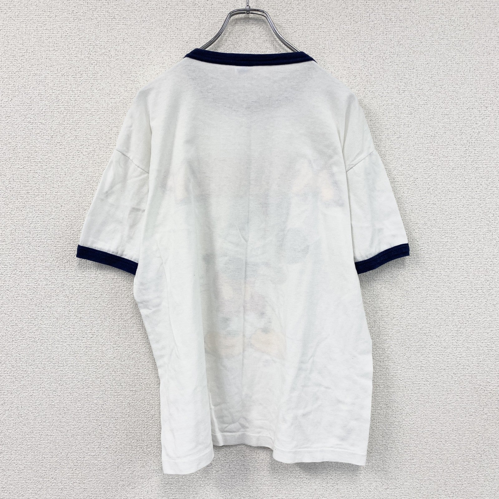 Velva Sheen　ベルバシーン　ミッキーマウス　半袖プリントTシャツ　リンガーT　白　ホワイト　Lサイズ