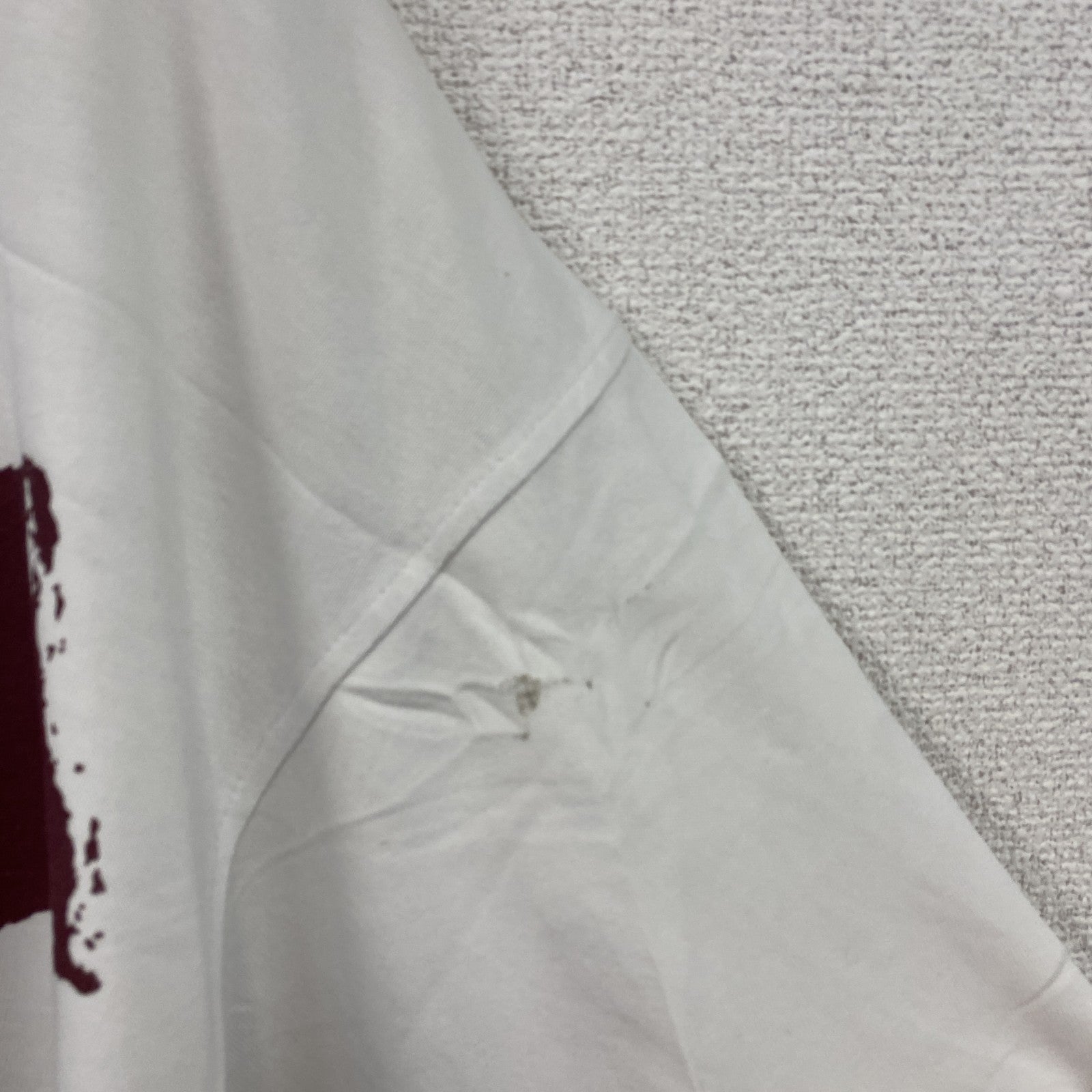 MARITHE FRANCOIS GIBBAUD　マリテフランソワジルボー　半袖プリントTシャツ　白　ホワイト　XLサイズ