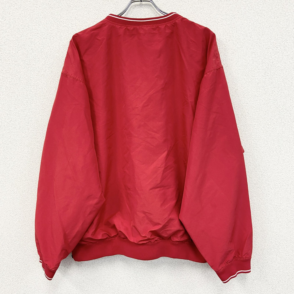 90s　NIKE　ナイキ　プルオーバージャケット　ヴィンテージ　赤　レッド　XXLサイズ