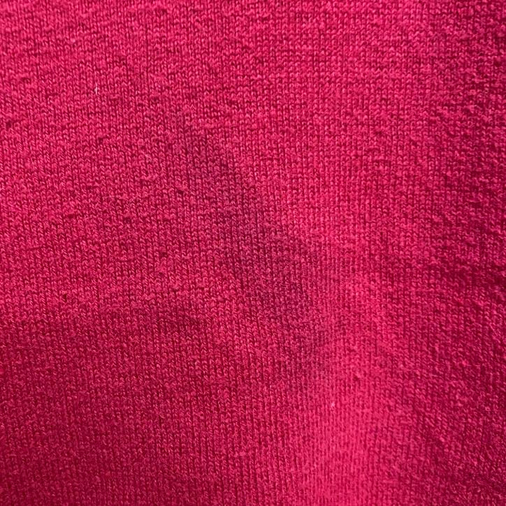 古着 used　LLBean　エルエルビーン　長袖Vネック薄手無地ニット　セーター　ノームコア　赤　レッド　秋冬服　Lサイズ