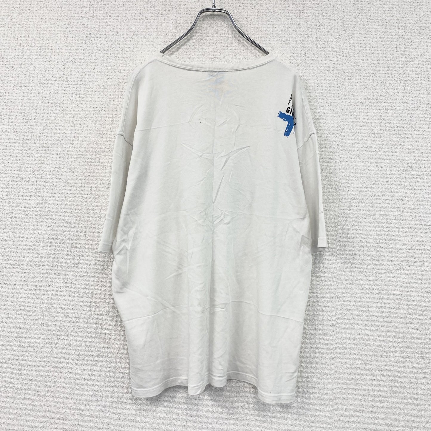 MARITHE FRANCOIS GIBBAUD　マリテフランソワジルボー　半袖プリントTシャツ　白　ホワイト　XLサイズ