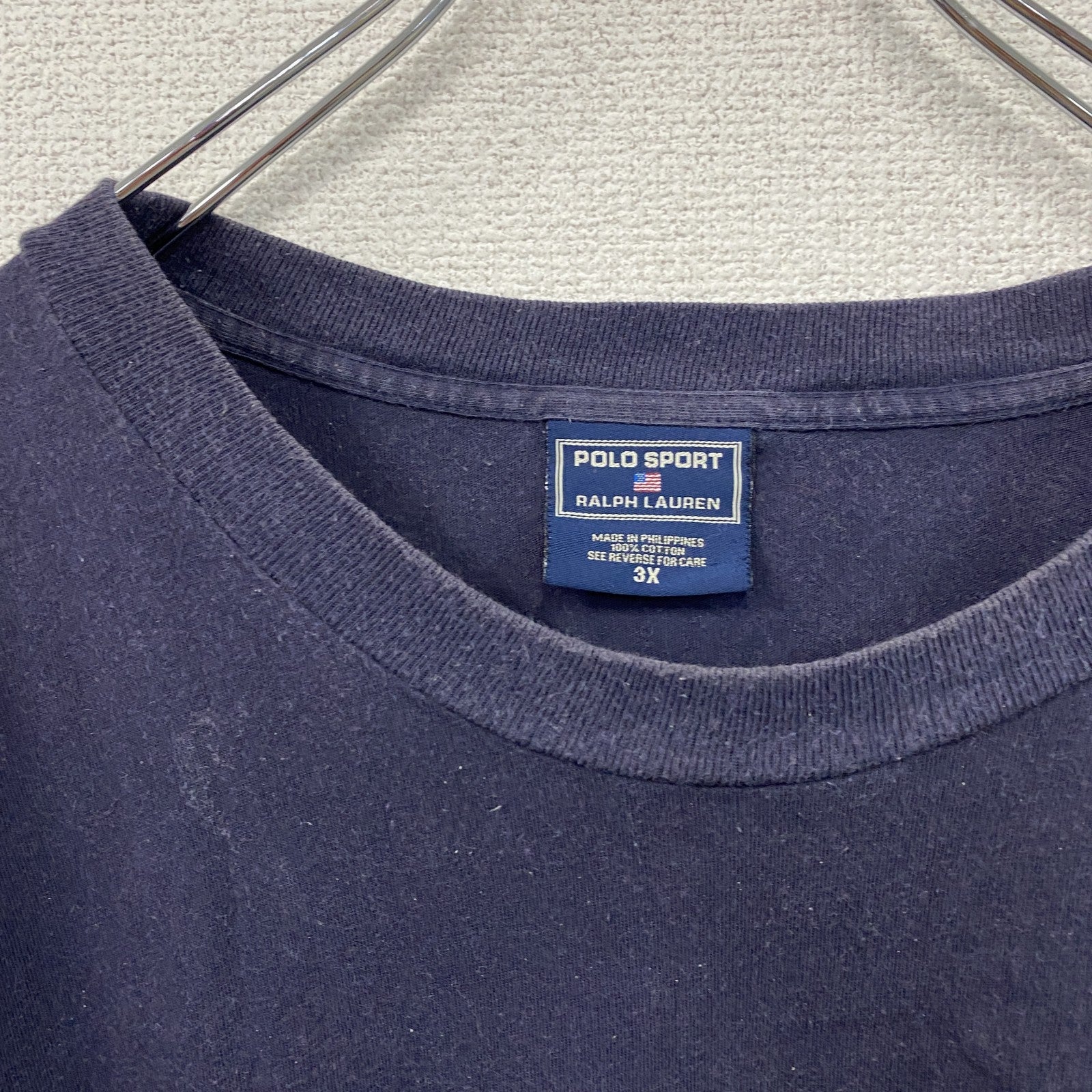 POLO SPORT　ポロスポーツ　半袖プリントTシャツ　紺　ネイビー　3Xサイズ