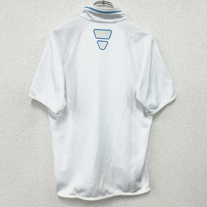 00s　NIKE　ナイキ　Dri-FIT　半袖ジャージ　ヴィンテージ　白　ホワイト　Mサイズ