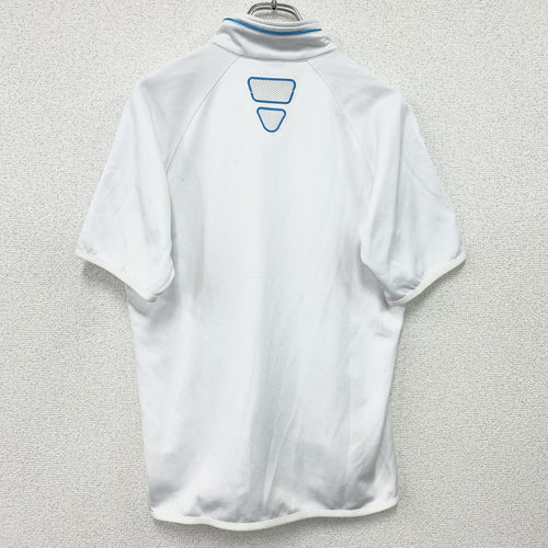 00s　NIKE　ナイキ　Dri-FIT　半袖ジャージ　ヴィンテージ　白　ホワイト　Mサイズ