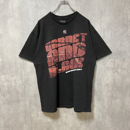 古着 used　NCAA　GAMECOCKS FOOTBALL　アメフト　半袖カレッジプリントTシャツ　黒　ブラック　スポーツ