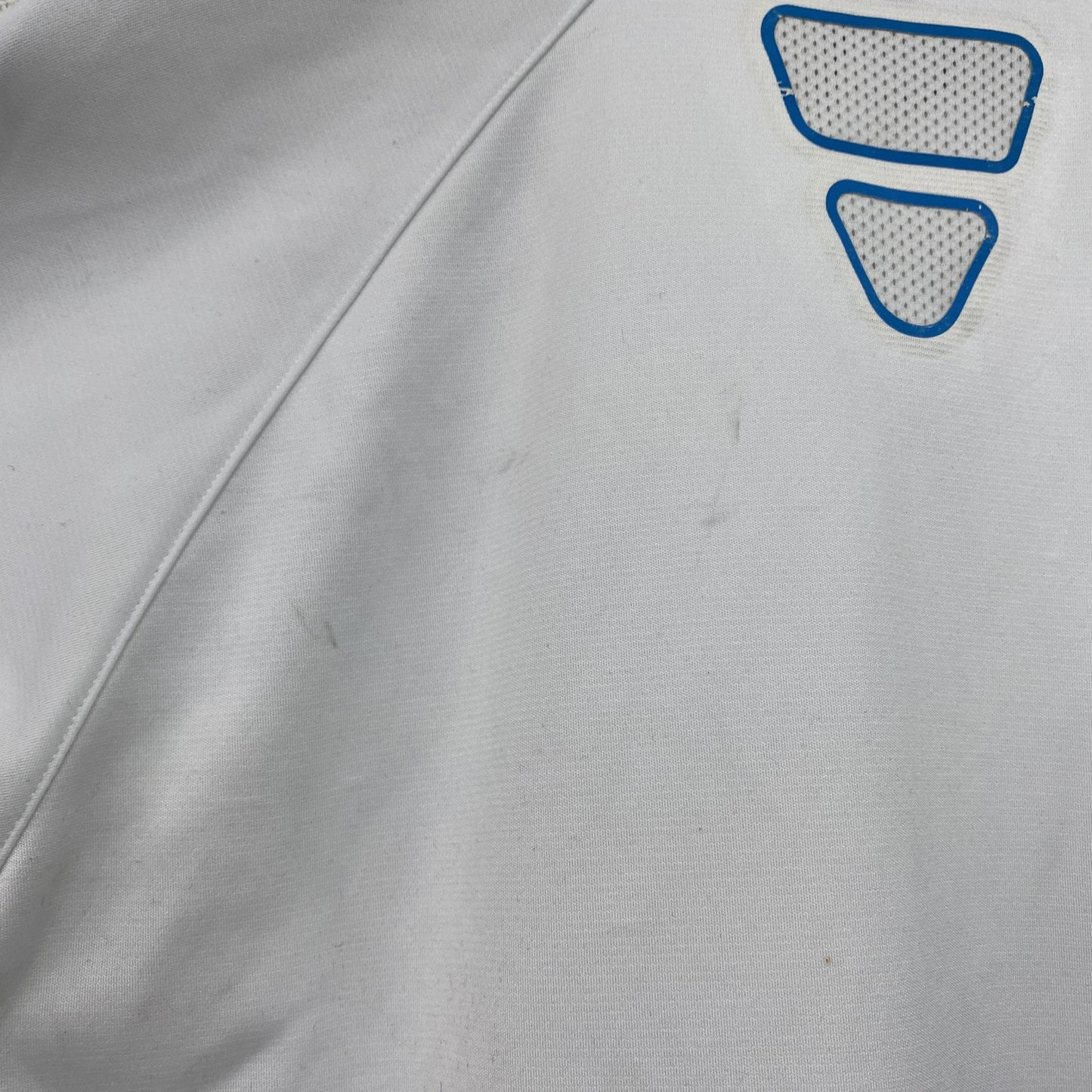 00s　NIKE　ナイキ　Dri-FIT　半袖ジャージ　ヴィンテージ　白　ホワイト　Mサイズ