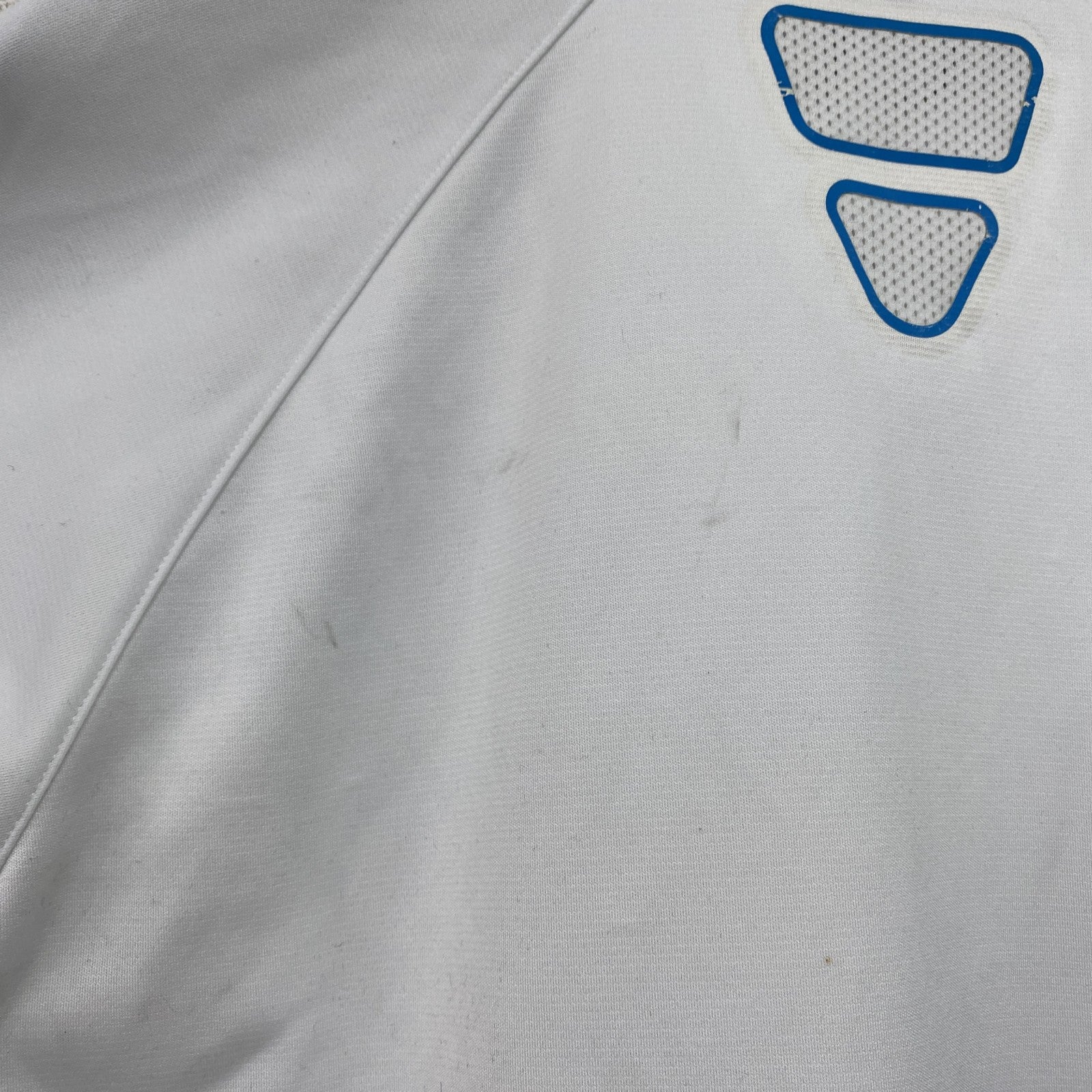 00s　NIKE　ナイキ　Dri-FIT　半袖ジャージ　ヴィンテージ　白　ホワイト　Mサイズ