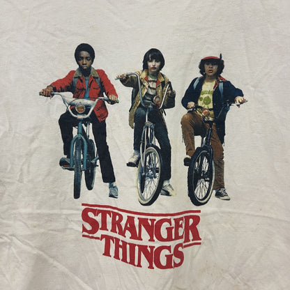 STRANGER THINGS　ストレンジャーシングス　半袖Tシャツ　ムービーT　白　ホワイト　Lサイズ
