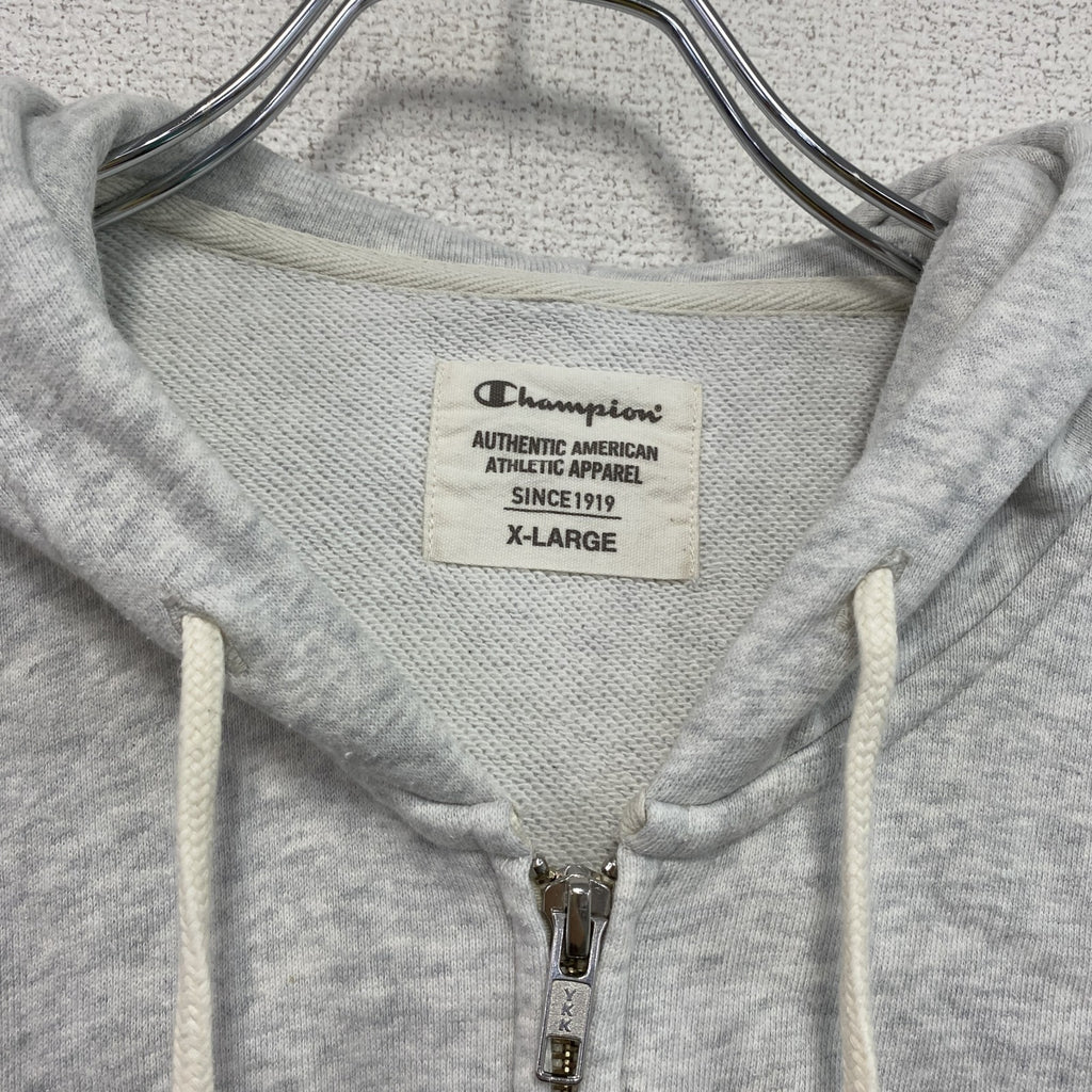 Champion　チャンピオン　フルジップスウェットパーカー/フーディー　グレー　XLサイズ　