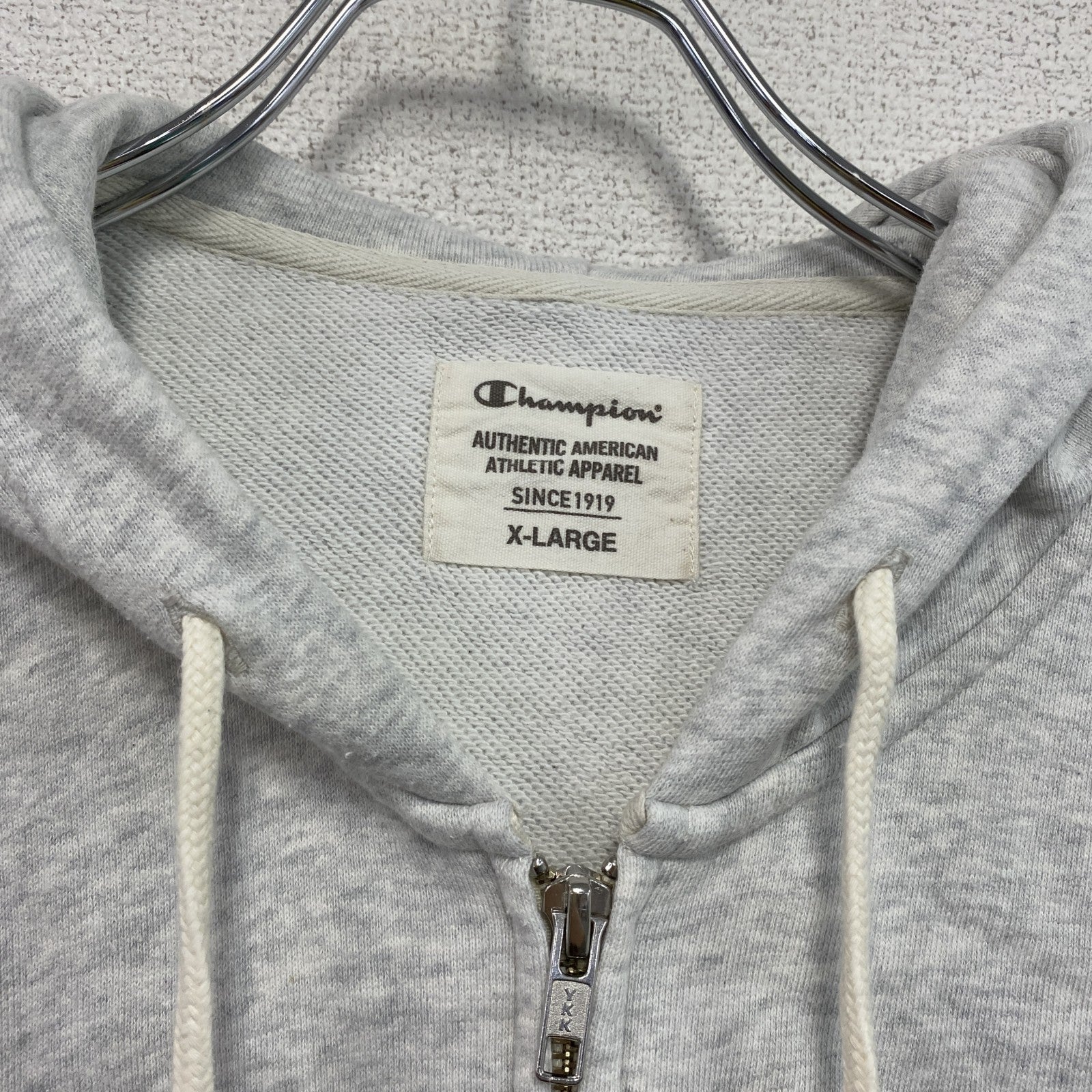 Champion　チャンピオン　フルジップスウェットパーカー/フーディー　グレー　XLサイズ　