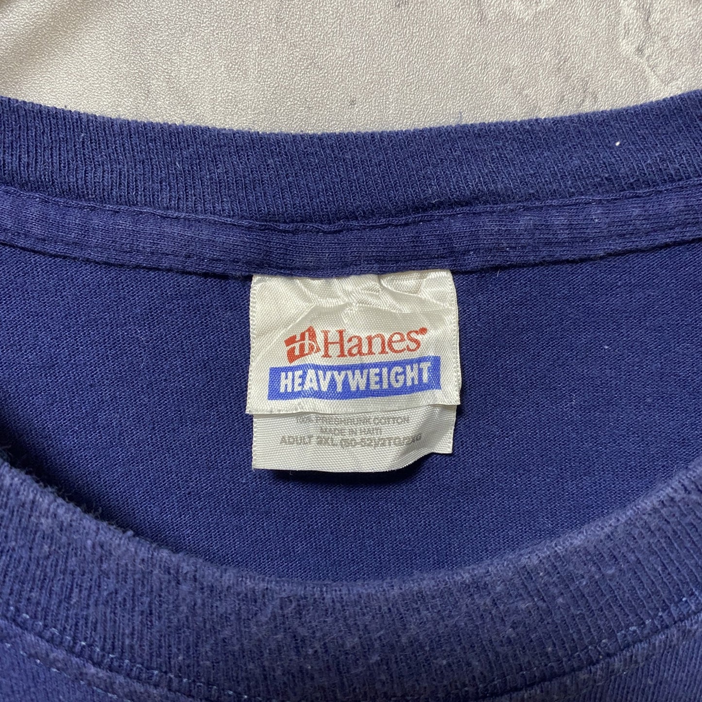 古着 used　FHSAA　ST.THOMAS AQUINAS　カレッジフットボール　半袖プリントTシャツ　ネイビー　紺　2XL