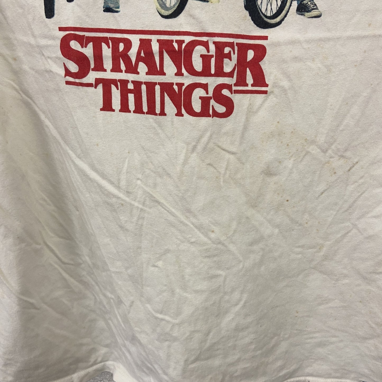 STRANGER THINGS　ストレンジャーシングス　半袖Tシャツ　ムービーT　白　ホワイト　Lサイズ