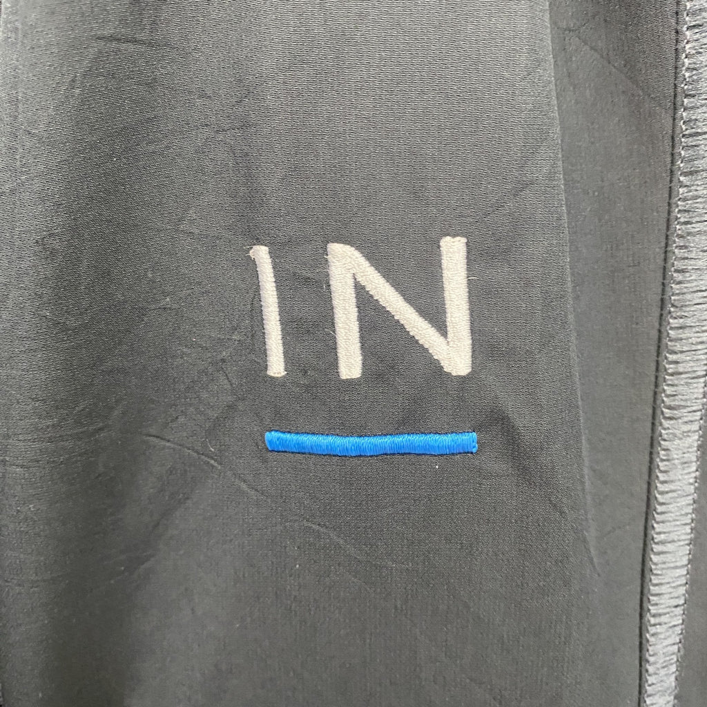 古着 used　NIKE GOLF　ナイキゴルフ　ハーフジップナイロン刺繍ジャケット　黒　ブラック　Lサイズ