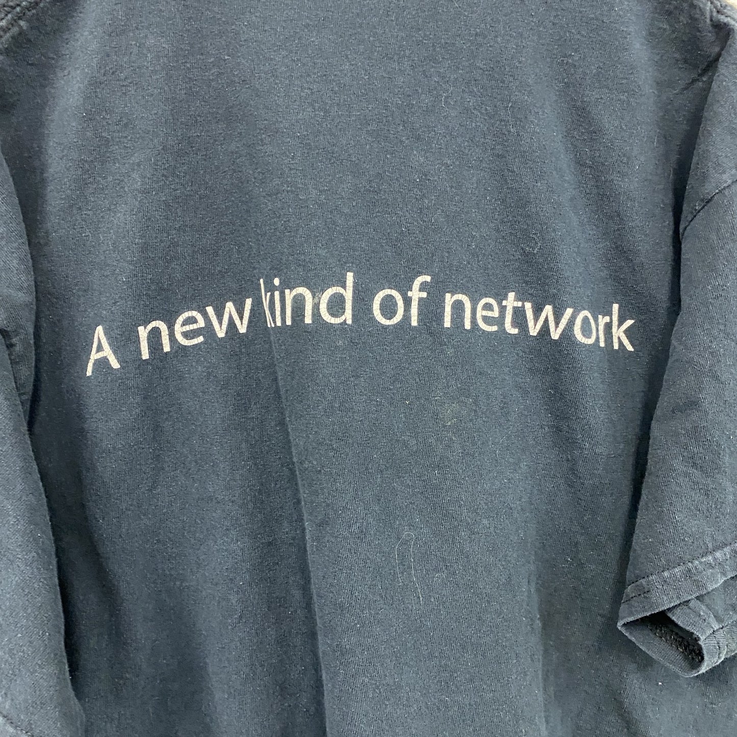 GILDAN　ギルダン　半袖プリントTシャツ　Comcast　Xfinity Mobile　黒　ブラック　Lサイズ