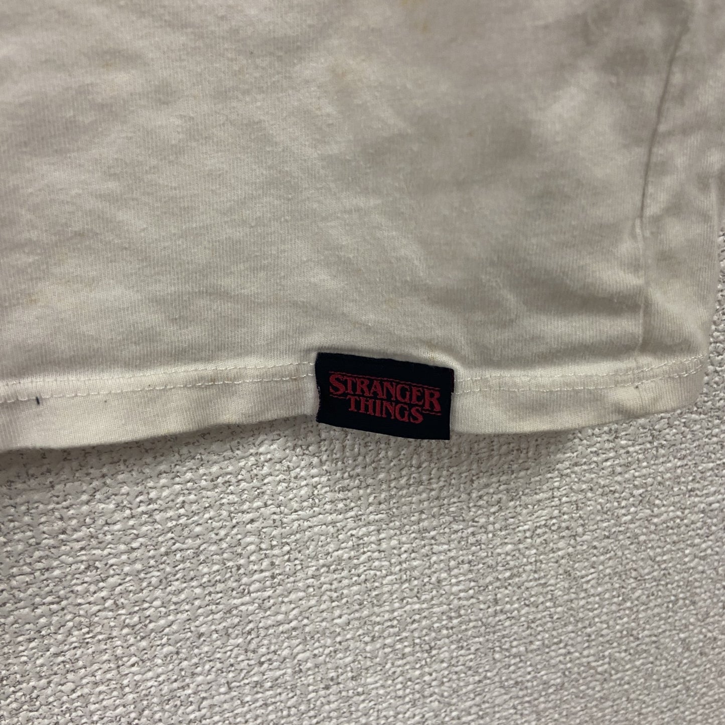 STRANGER THINGS　ストレンジャーシングス　半袖Tシャツ　ムービーT　白　ホワイト　Lサイズ