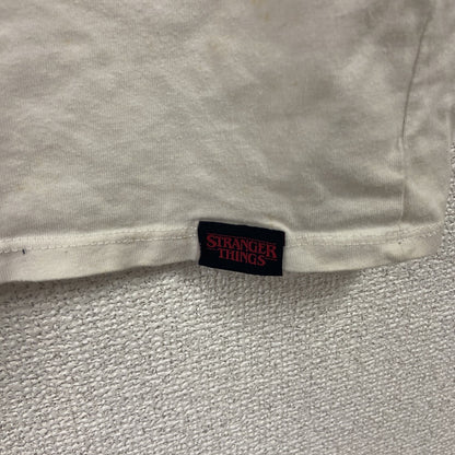 STRANGER THINGS　ストレンジャーシングス　半袖Tシャツ　ムービーT　白　ホワイト　Lサイズ