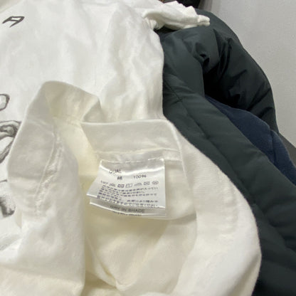 漫画太郎　TENGA　半袖プリントエロTシャツ　アニマル　企業ロゴ　クルーネック　白　ホワイト　Lサイズ