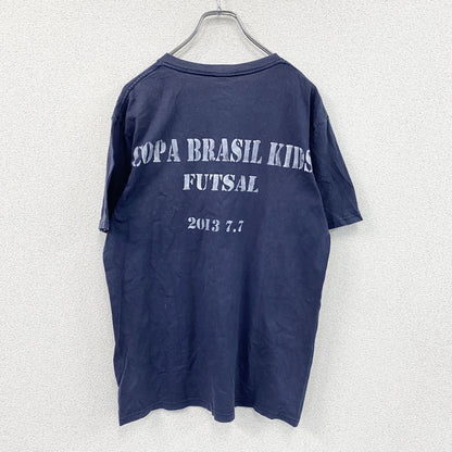anvil　アンビル　半袖プリントTシャツ　紺　ネイビー　Mサイズ