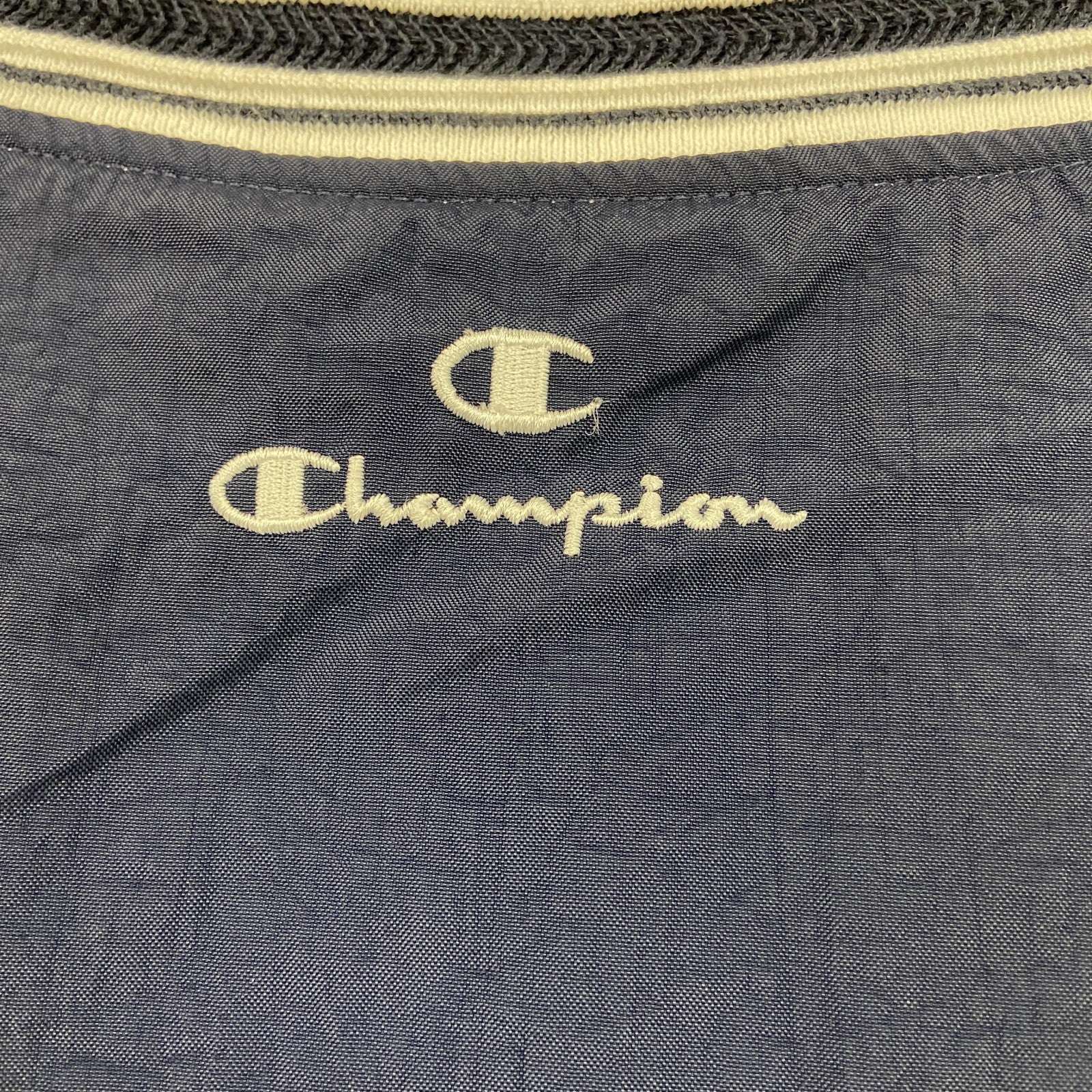 90s　Champion　チャンピオン　プルオーバージャケット　ヴィンテージ　紺　ネイビー　XLサイズ