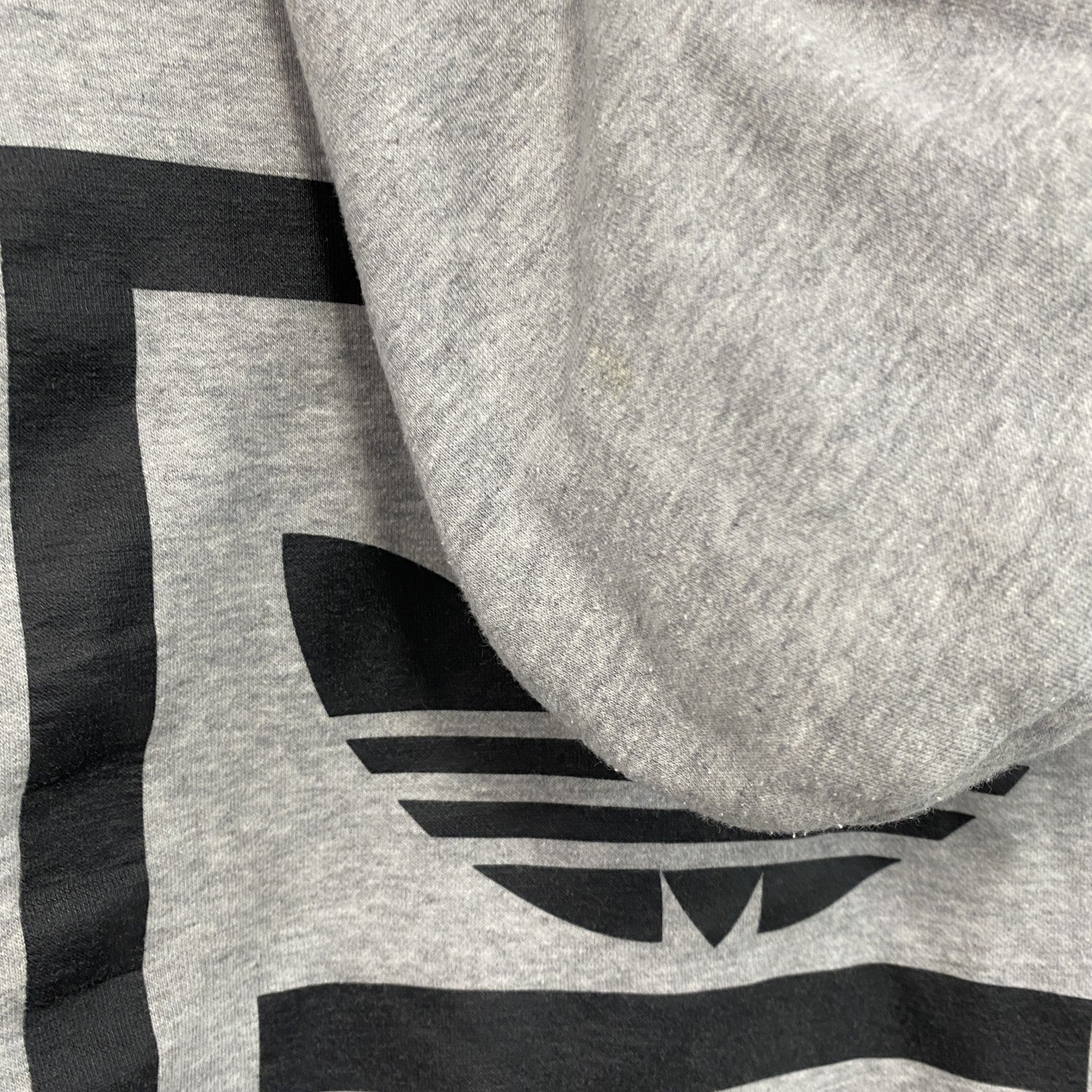 adidas　アディダス　フルジップスウェットパーカー/フーディー　グレー　Lサイズ