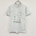 FRUIT OF THE LOOM　フルーツオブザルーム　半袖プリントTシャツ　シングルステッチ　グレー　Sサイズ