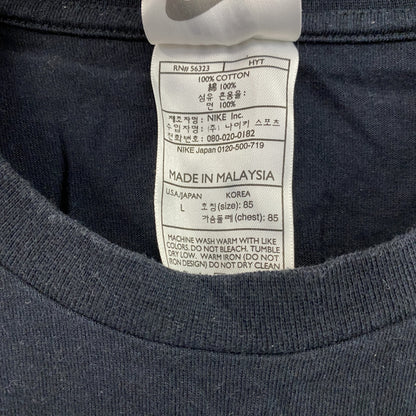 NIKE　ナイキ　半袖プリントTシャツ　黒　ブラック　Lサイズ　古着