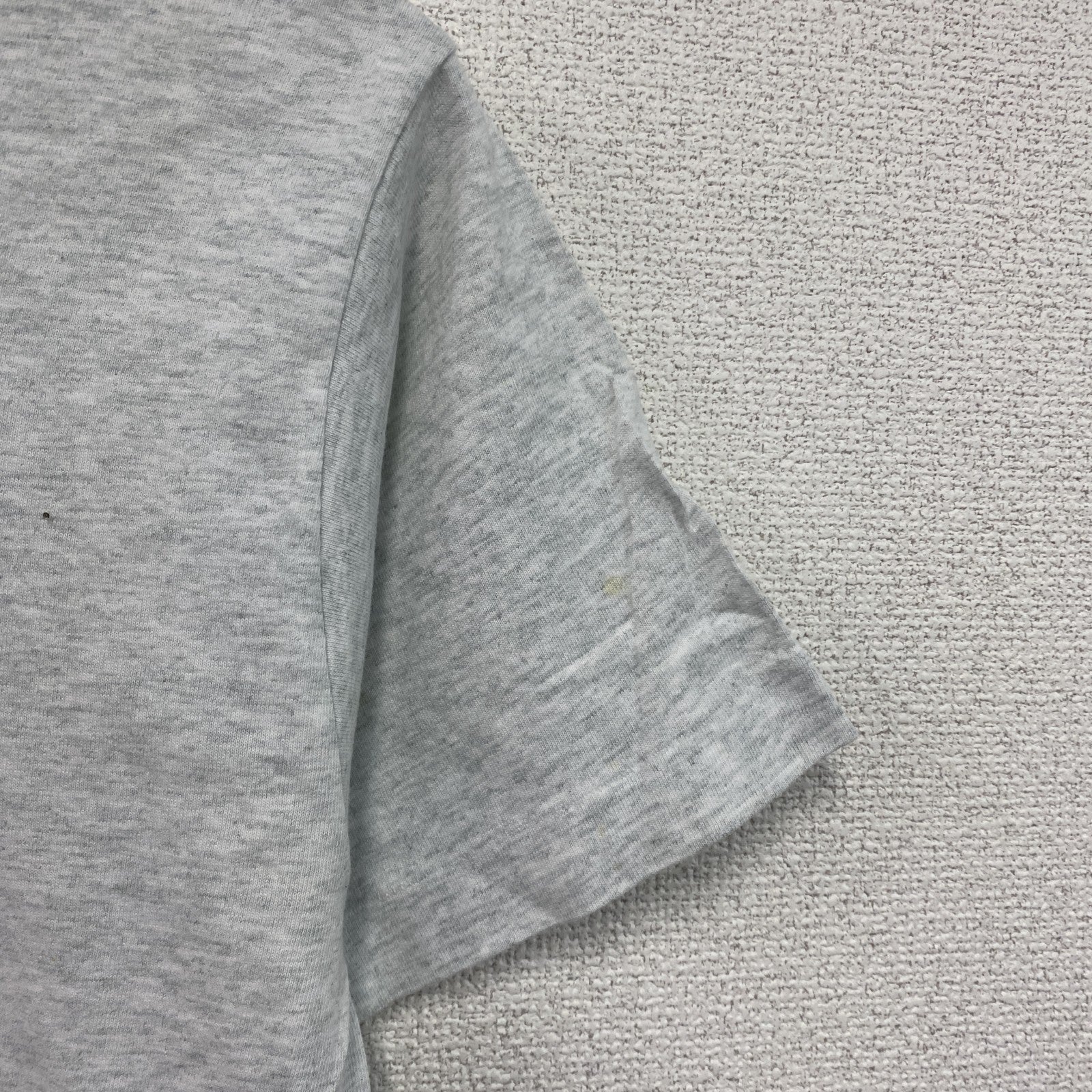 FRUIT OF THE LOOM　フルーツオブザルーム　半袖プリントTシャツ　シングルステッチ　グレー　Sサイズ
