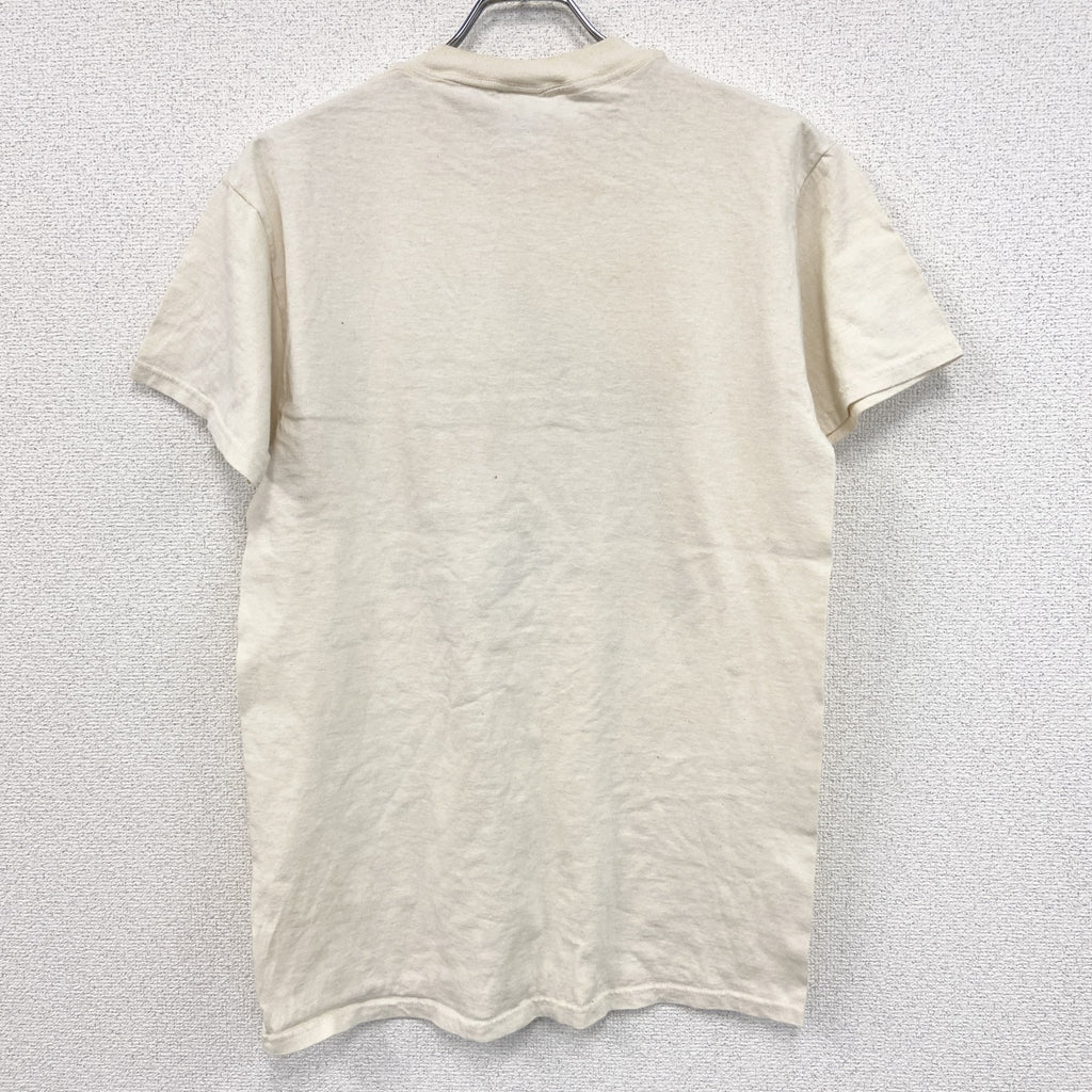 90s　DELTA　デルタ　半袖プリントTシャツ　ヴィンテージ　白　ホワイト　Mサイズ