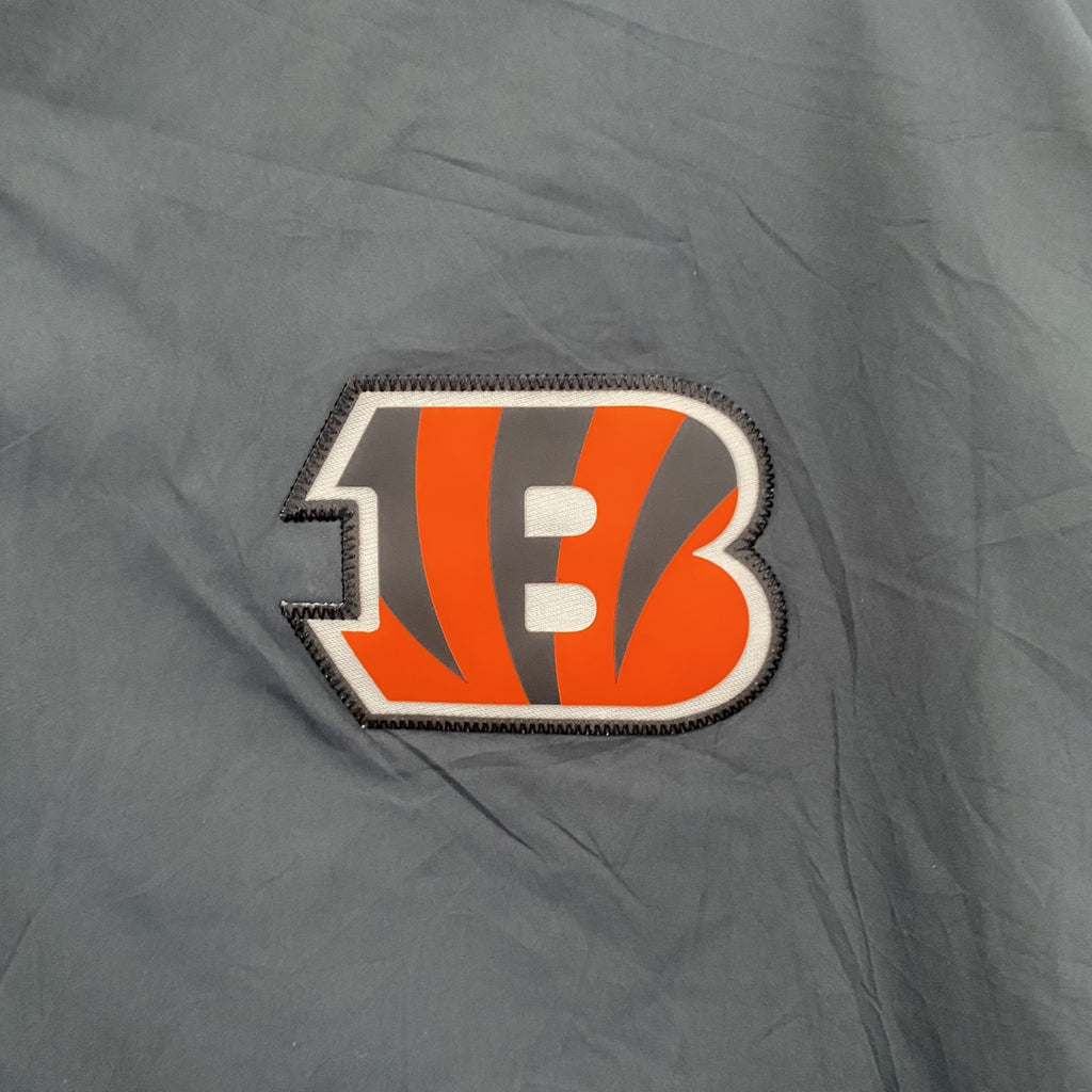 古着 used　NIKE　ナイキ　NFL　ハーフジップナイロンジャケット　紺　ネイビー　2XLサイズ