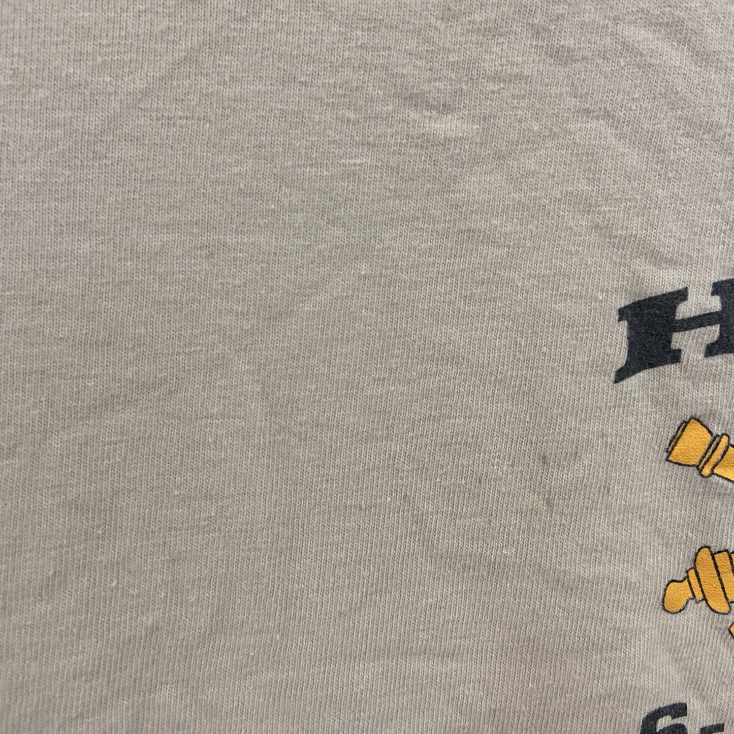 Hanes　ヘインズ　半袖プリントTシャツ　ミリタリー　ベージュ　Lサイズ
