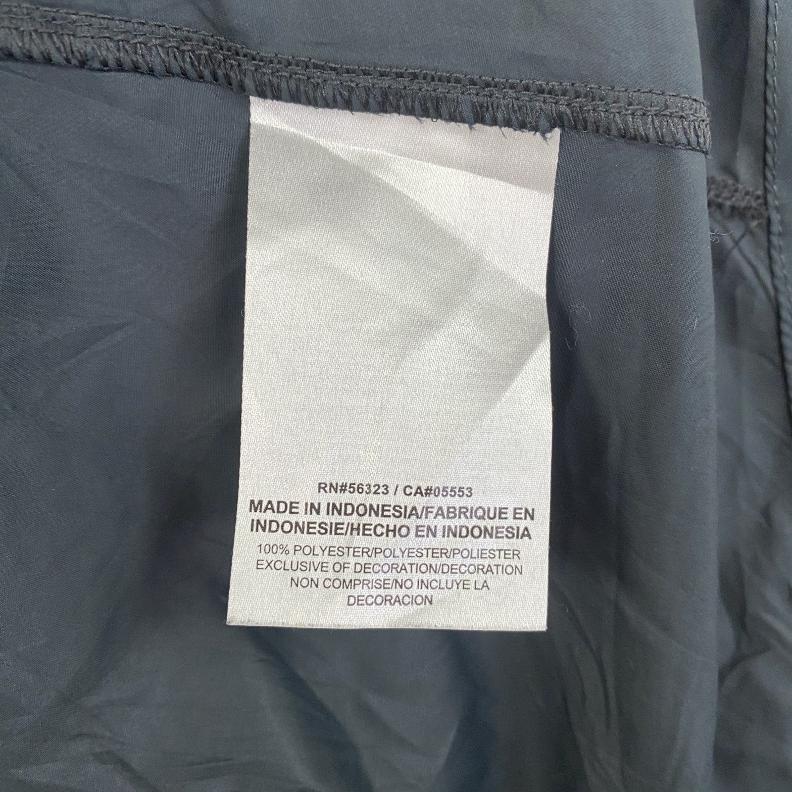 古着 used　NIKE　ナイキ　NFL　ハーフジップナイロンジャケット　紺　ネイビー　2XLサイズ